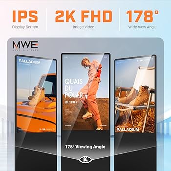 Amazon.com: QIXZOCV MWE 37 Inch Indoor Digital Signage